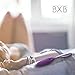 Mini Electronic Bullets by BXB | 7x Speed Patterns | Waterproof Design | USB Rechargeable | Cordless | Medical-Grade Silicone - Purple | Includes a Mini Massager
