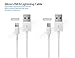 iPhone iPad Charger, Samsung Android Micro USB Charger, 3-in-1 Apple Certified Mfi Travel Dual-USB 4.8A Wall Charger + Micro-USB Cable + Lightning Cable