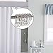 Qulable 24pcs Shower Curtain Hooks Rings, Rustproof Stainless Steel Heavy Duty Shower Hooks for Bathroom Shower Rods Curtains