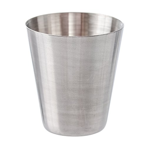 Thirsty Rhino Stainless Steel Shot Glass, 1 Ounce (Set of 4)