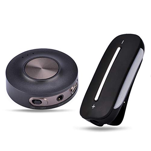 Avantree Bluetooth 4.2 Transmitter for TV with Receiver Set, aptX Low Latency, No Audio Delay, Wireless for Wired Headphones/Speakers, Support RCA Aux 3.5MM PC USB, Plug & Play - HT3187