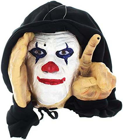 Scary Peepers Motion Activated Tapping Clown Halloween Decoration