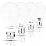LOHAS A19 LED Bulb, 100-150 Watt LED Light Bulbs Equivalent(17W), A E26 Bulb Base, Day light White(5000K), 180 Degree Beam Angle, LED Lighting for Home, Energy Saving Not-Dimmable LED Lamps- 4 Pack
