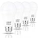 LOHAS LED Bulb 100w-150w Equivalent, A19 LED Light Bulbs Daylight 5000K, E26 Medium Base LED Lights, 180 Degree Beam Angle LED Lamp, Energy Saving Non-Dimmable for Home LED Lighting (4 Pack)