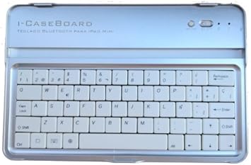 Teclado Funda Para Ipad Mini Espanol Qwerty Con N I Caseboard Gris Plata Teclas Blancas Amazon Es Electronica