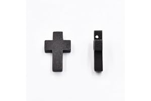 10PCS Small Cross, Pocket Prayer Crosses Pendants for Christian Gift, Decorative Crosses Charms for Crafts, Easter Eggs Fille