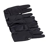 10 Pcs Billiard Shooters 3 Finger Glove Pool Snooker Cue Glove