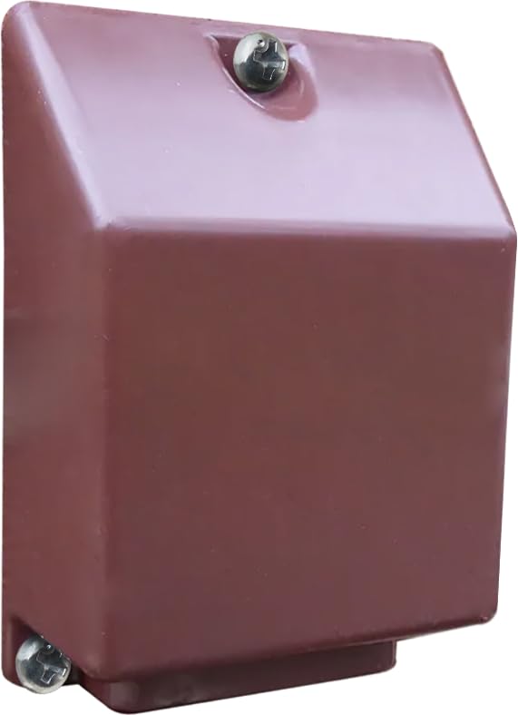 1STec BT Openreach 101A Brown outdoor underground cable protection capping cover for connecting to BT 25 or Bend No. 4 Protects the wall entry point and telephone broadband drop wire feed from damage — image 1