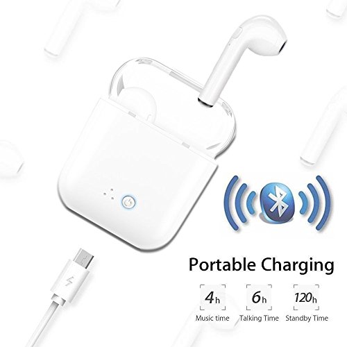 Bluetooth Headphones,Wireless Earbuds Stereo Earphone Cordless Sport Headsets Compatible with Apple IPhone 8 X 7 7 Plus 6S 6S Plus, and Samsung Galaxy S7 S8 S8 Plus, Android Smart Phones Bluetooth Headphones,Wireless Earbuds Stereo Earphone Cordless Sport Headsets Compatible with Apple IPhone 8 X 7 7 Plus 6S 6S Plus, and Samsung Galaxy S7 S8 S8 Plus, Android Smart Phones
