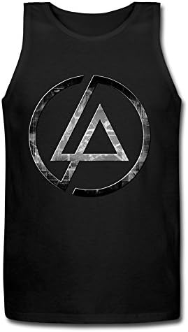 VGeee Men's Linkin Park Logo The Hunting Party End Black Cotton Tank Top