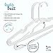 Premium Children's Plastic Hangers (Pack of 30) | Kids Hangers | Toddler Hangers | Baby Hangers for Closet - Clothes Hanger - Designed to Fit Children and Babies Value - White