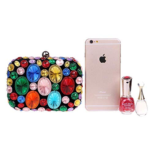 YOUTO Evening Party Clutch Bags Night Party Bags Multicolor Women's Clutches Evening Bag Clutch Purse Bags Special Occasion Evening Handbags Evening Clutches Purses - Thumbnail 3