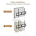 Loctek Super Slim T7M Low Profile Tilt TV Wall Mount Bracket 165 lbs Loading Capacity Max VESA 600 x 400 for 32-65 inch LCD LED Plasma TVs