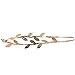 Love Sweety Baby and Mom Leaf Headband Hair Band for Newborn HH5 (Golden)