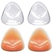 LLMoon Silicone Bra Pads Inserts, Transparent Cleavage, Enhancing Breast Pads(2 Pairs)