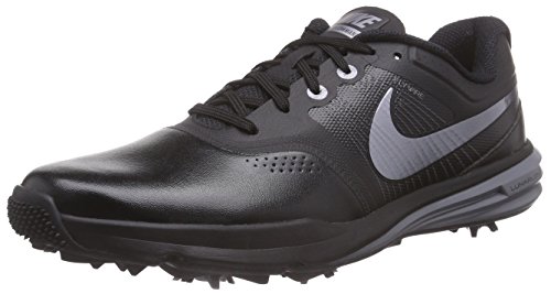 Nike Lunar Command Men's Golf Shoes, Black/Cool Grey/Metallic Cool Grey, 10 D US