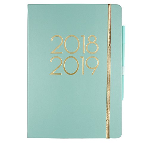 Paperchase Extra Large Green agenzio Week to View 2018/19 mid-Year Diary