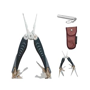 Set De Pêche, Pince Multifonctions équipée De 9 Accessoires De Coupe, Avec étui, Et Lampe De Poche