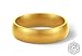 SafeRingz Metallic Silicone Wedding Ring, 6mm, Made in the USA, Men or Women, Gold 11