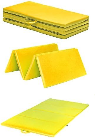 Shopisfy Folding Faux Leather Multi-Use Play Gymnastics Training Crash Safety Mat
