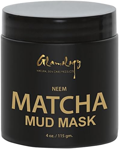 Glamology Neem Purifying Mask with Neem Powder, Turmeric, Lemongrass, Matcha and Almond powder, Anti Ageing, Clear Blackheads and Acne, infused with Andy Anand's 6 Secret hand-picked herbs.