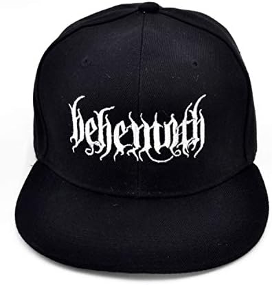 Behemoth Death Punk Rock Men's Embroidery Baseball Cap Poland's Famous Black Metal Band Cap