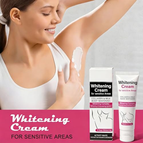 Niacinamide Body Lightening Cream, Underarm and Intimate Lightening Cream, Intimate Whitening Cream for Armpits, Knees, Inner Thigh and Sensitive Areas, Moisturizing and Uniforming Action