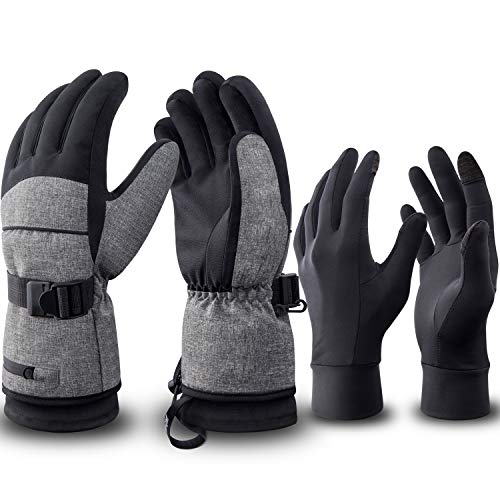 rivmount Winter Ski Gloves for Men Women,3M Thinsulate Keep Warm