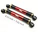 Treal Steel Universal Center Drive Shafts for 1/10 Axial Wraith-Red