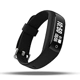 AOKII Heart Rate Monitor,Wirless Fitness Tracker,Sport Wristband with Multi-Functions Activity Smart Bracelet Pedometer Watch