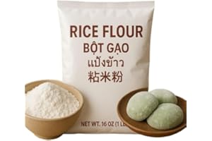 MEKOMAN 16oz Rice Starch Powder – Gluten-Free Thickener & Frying Batter Mix | Perfect for Baby Food, Gravy, Soups, Sauces, Custard, Tempura, Rice Noodles, Crispy Chicken, Asian Cooking, Natural Skin Care, DIY Body Powder