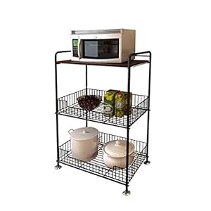 Estante Vertical para Platos de Cocina, Estante de 3 Capas para ...