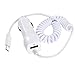 KOMEI USB Type C Car Charger, LG G5 Car Charger,Vehicle Ultra Rapid Car Charger USB C Cable for LG G5, OnePlus 3, Nexus 6P, Nexus 5X, ChromeBook Pixel and More(White)