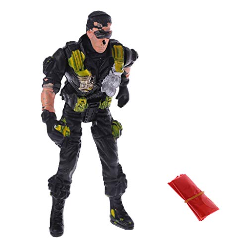 Shoresu Parachute Soldier Toy, 9cm Paratroopers Parachute Soldiers Kids Children Outdoor Sports Hand Throw Toy - Color Randomly