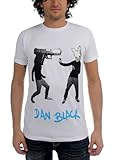 Dan Black - Gunhead Vs. Rabbit Adult S/S T-shirt, Size: Medium, Color: White