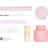 Olive & June Quick Dry Mani System Set | Includes Nail Tools, The Poppy, Cuticle Serum, Remover Pot & Quick Dry Top Coat | Fast At-Home Manicure Kit | Chip-Resistant, Vegan & Cruelty-Free