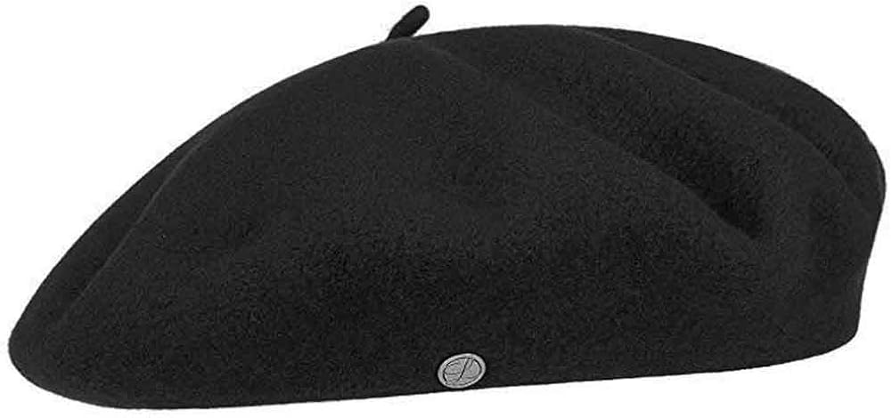 Laulhere Classiques Authentique Traditional French Wool Beret, Noir (Black) at  Women’s Clothing store
