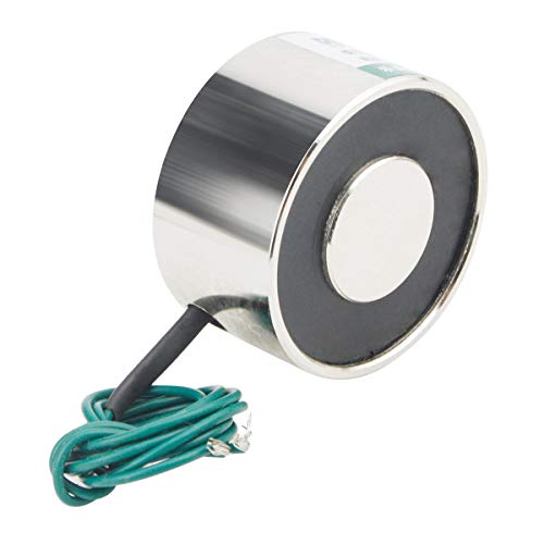 Electrical Buddy Sucked Disc Solenoid Electric Lift Holding Electromagnet 34mm x 18mm DC12V 18KG - Thumbnail 2