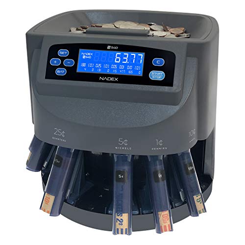 Nadex S540 Pro | Coin Counter, Sorter, and Wrapper