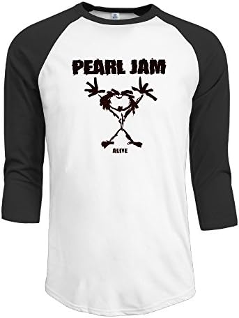 Pearl Jam Alive Men' Baseball T Shirts