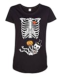 Halloween Baby Skeleton DT Costume Maternity T-Shirt Tee