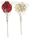 Fun Express Ladybug and Daisy Flower Character Suckers Lollipops - 12 Pieces