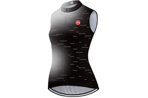 SUDUSUDO Women's Cycling Jersey Sleeveless Cycling Vest Bike Shirts Bicycle Clothing Biking Tank Tops with Pockets