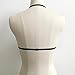 Hemlock Elastic Bandage Bra, Women Lingerie Strap Bralette Bustier Top (M, Black)