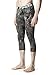 TSLA Men's 3/4 Compression Pants, Running Workout Tights, Cool Dry Capri Athletic Leggings, Yoga Gym Base Layer, Zero Pants Camo Green, Large