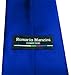 K. Alexander Men's Necktie SOLID Satin Neck Tie Royal Blue