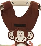 Hands Free Baby Bottle Feeding Tool - Brown Monkey Baby Bottle Holder by Bebe Bottle Sling