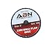 ABN Sandpaper Disc Set 3in - T27 120 Grit High Density Zirconia Alumina 10pk Round Sander Flat Flap Round Sanding Pads