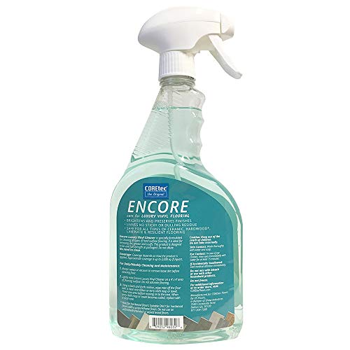 COREtec ENCORE 03Z76 Floor Cleaner Care for Luxury Vinyl Flooring Ready To Use 32oz Spray Bottle