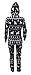 FISACE Women's Snow Deer Zip-up Christmas Hoody Jumpsuit Holiday Pajamas